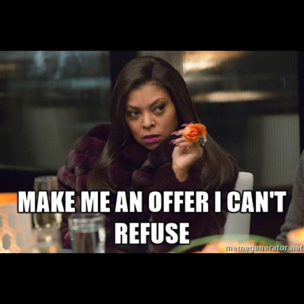 I always consider reasonable offers!!!