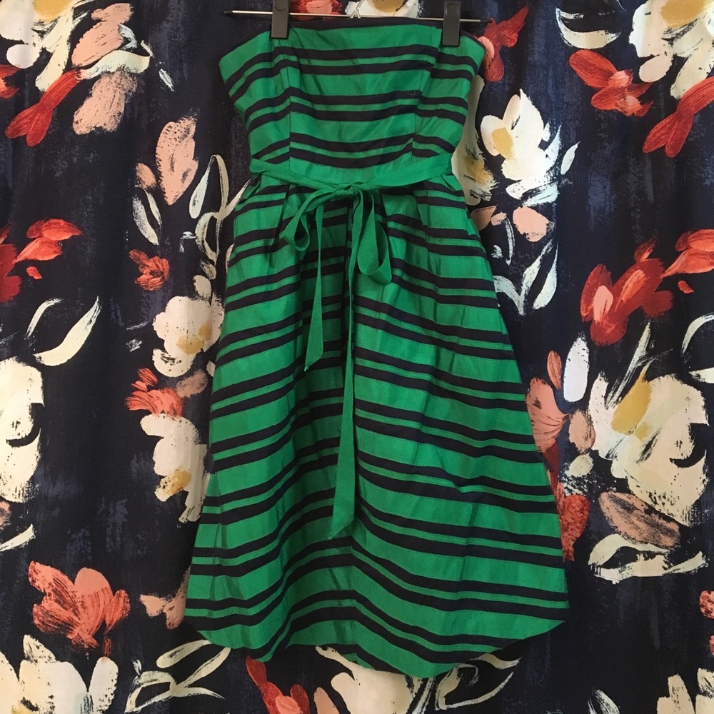 Anthropologie Grosgrain Ribbon Dress