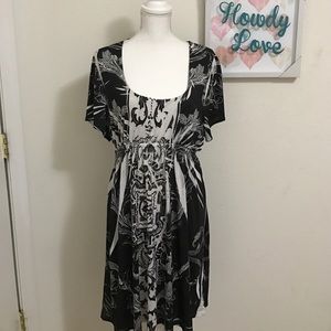 Cristinalove short sleeve silk dress size 2x