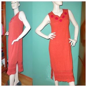 Vintage Long linen summer dress
