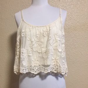 PAC Sun lace crop top ******SOLD*****