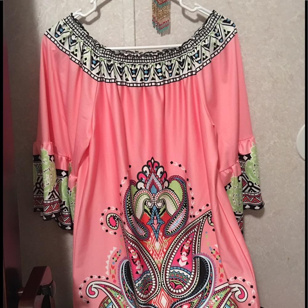 Off the shoulder dress