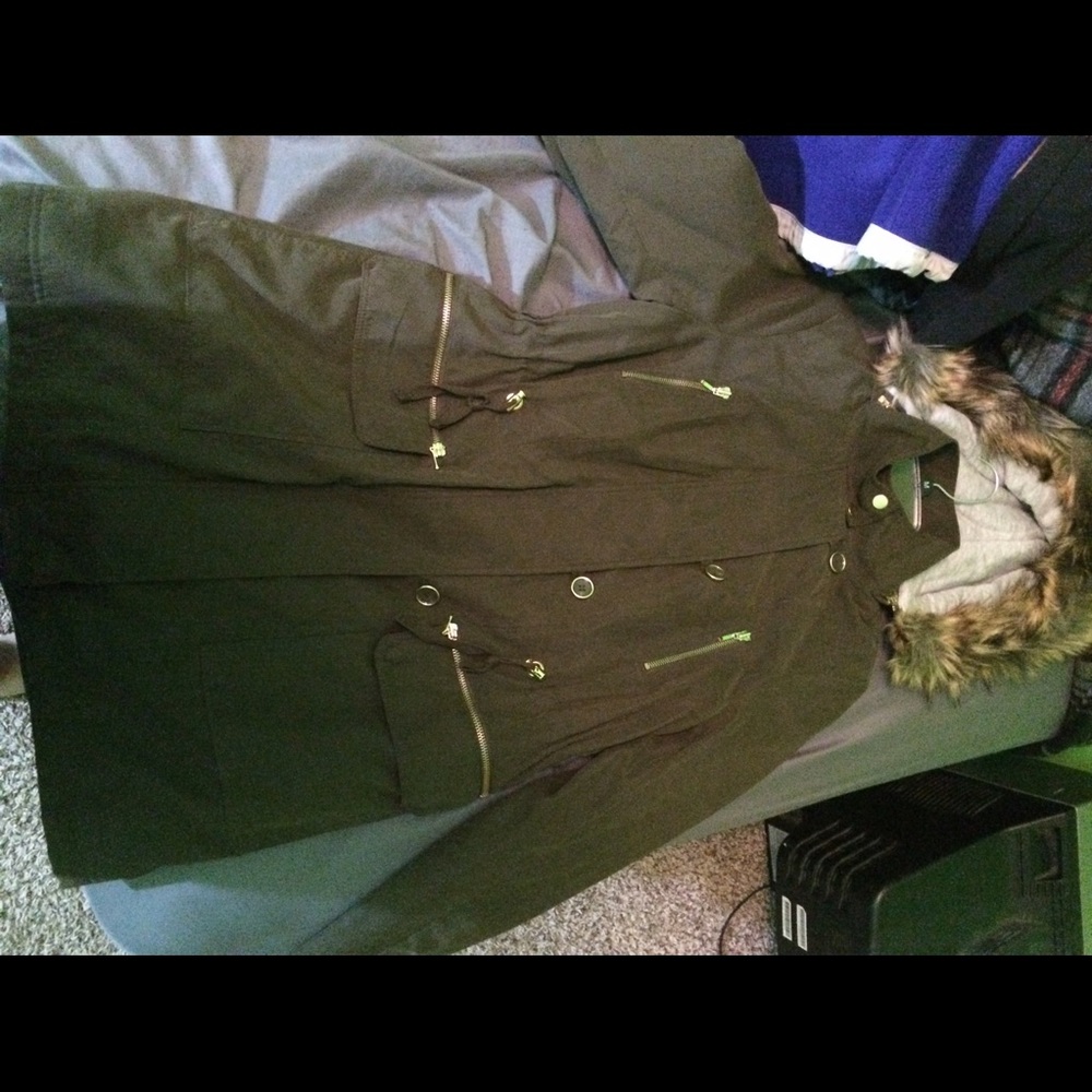 **SOLD**Olive green parka