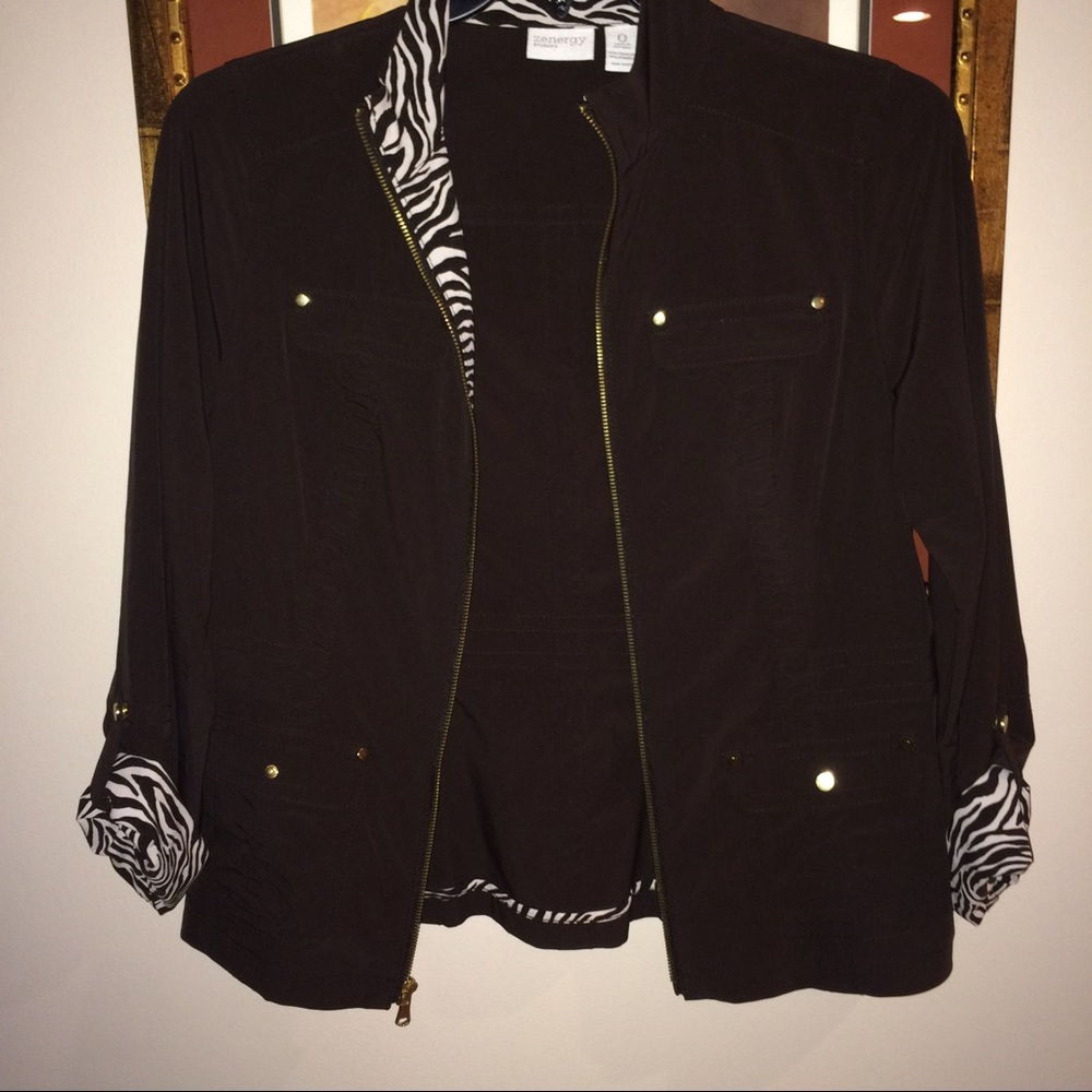 Chico's Brown Utility Jacket
