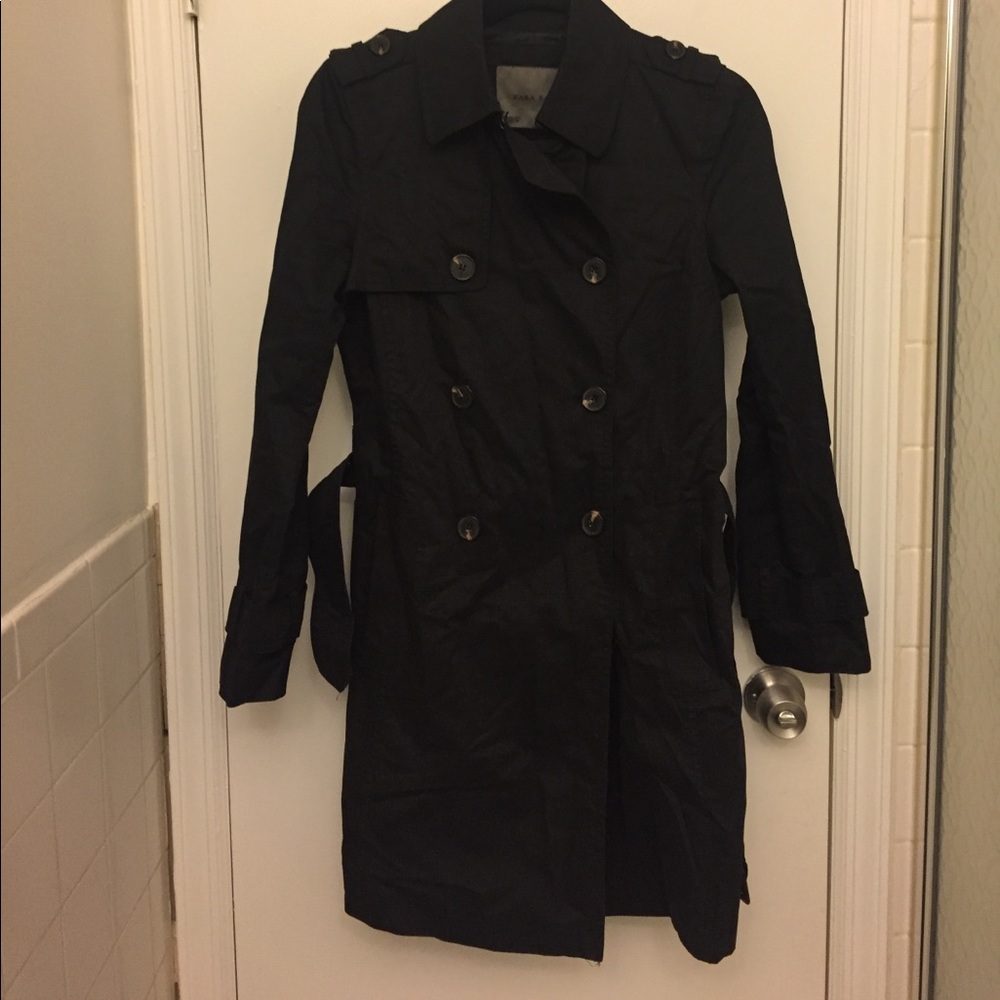 Zara rain trench coat!