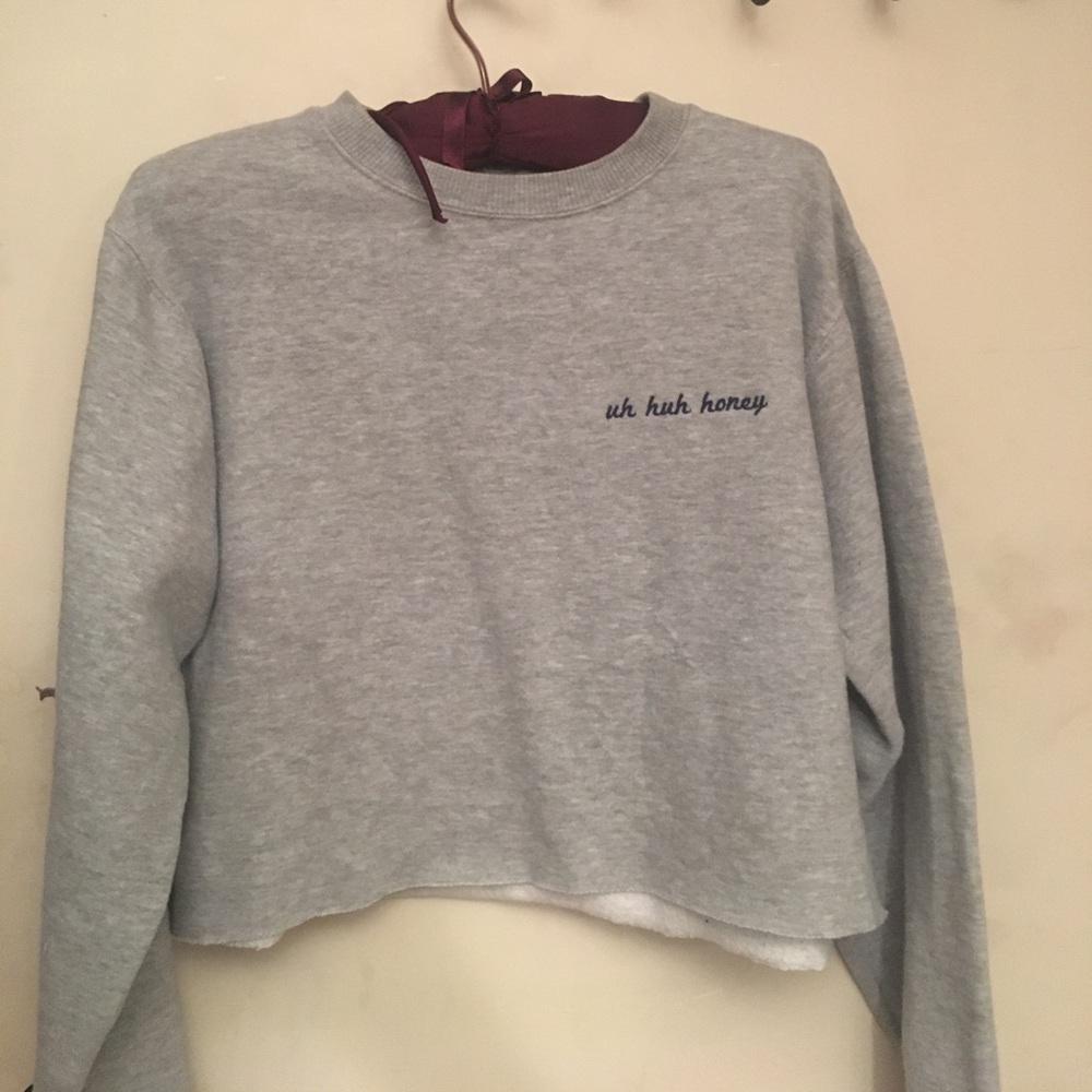 Cropped sweatershirt