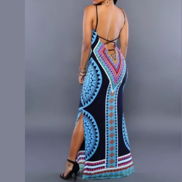 Color me with fun maxi dress - Picture 3 of 3