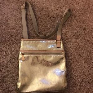 Michael Kors Gold Crossbody Bag