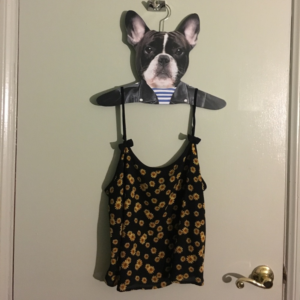 Daisy Bow Crop Tank Top
