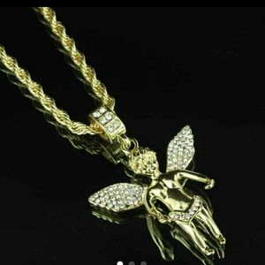 14K GOLD PLATED ICED OUT CHAIN