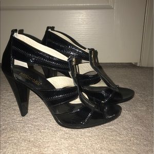 Michael Kors Black Patent Leather Heels