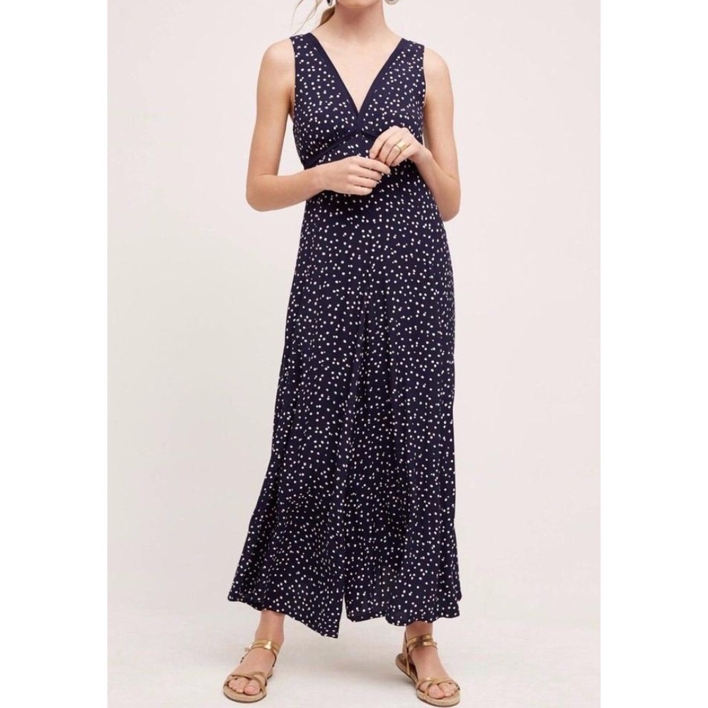 HD in Paris Anthropolgie Polka Wide-leg Romper 4