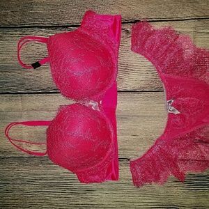 NWT VS VERY SEXY PUSHUP CHIKINI SZ L SET