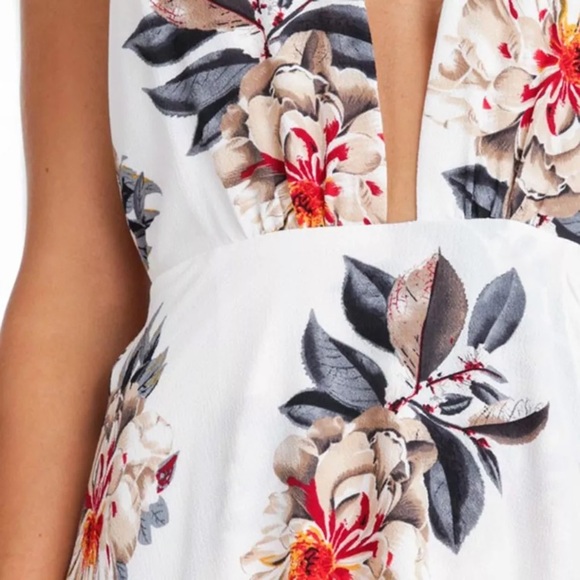 💋Floral high low maxi dress - Picture 5 of 8