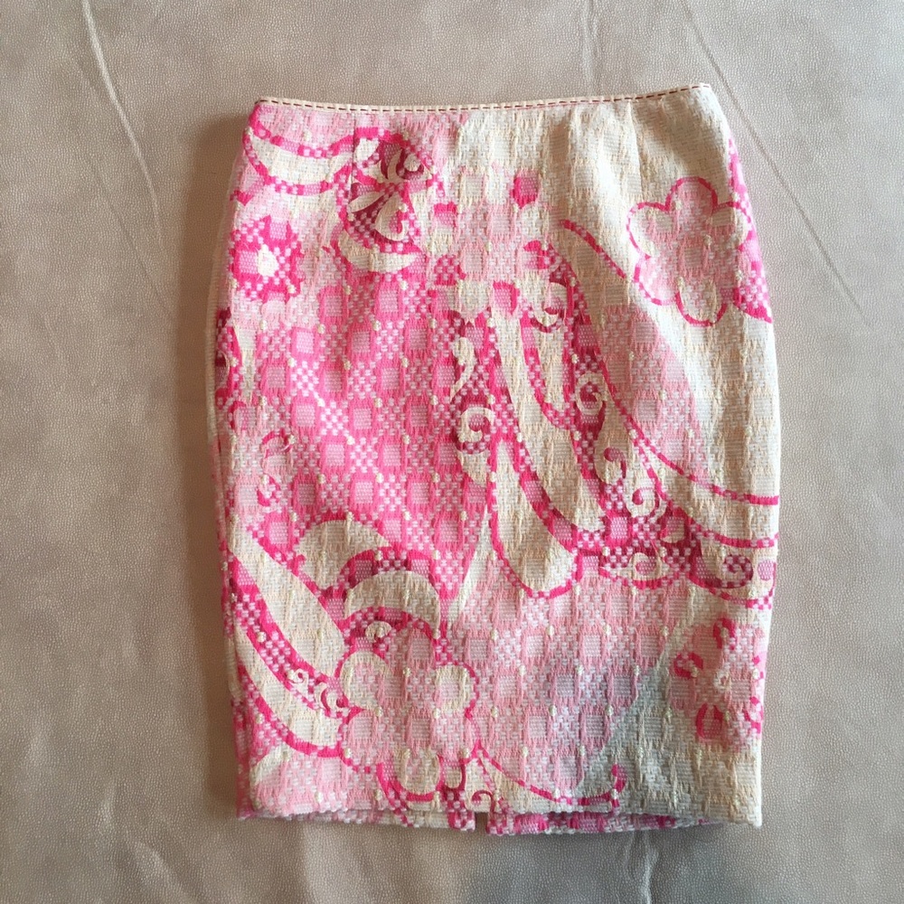 Elie Tahari tweed pencil skirt