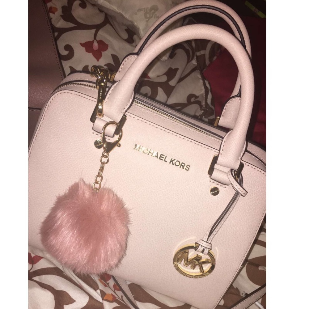 Soft pale pink Michael Kors bag