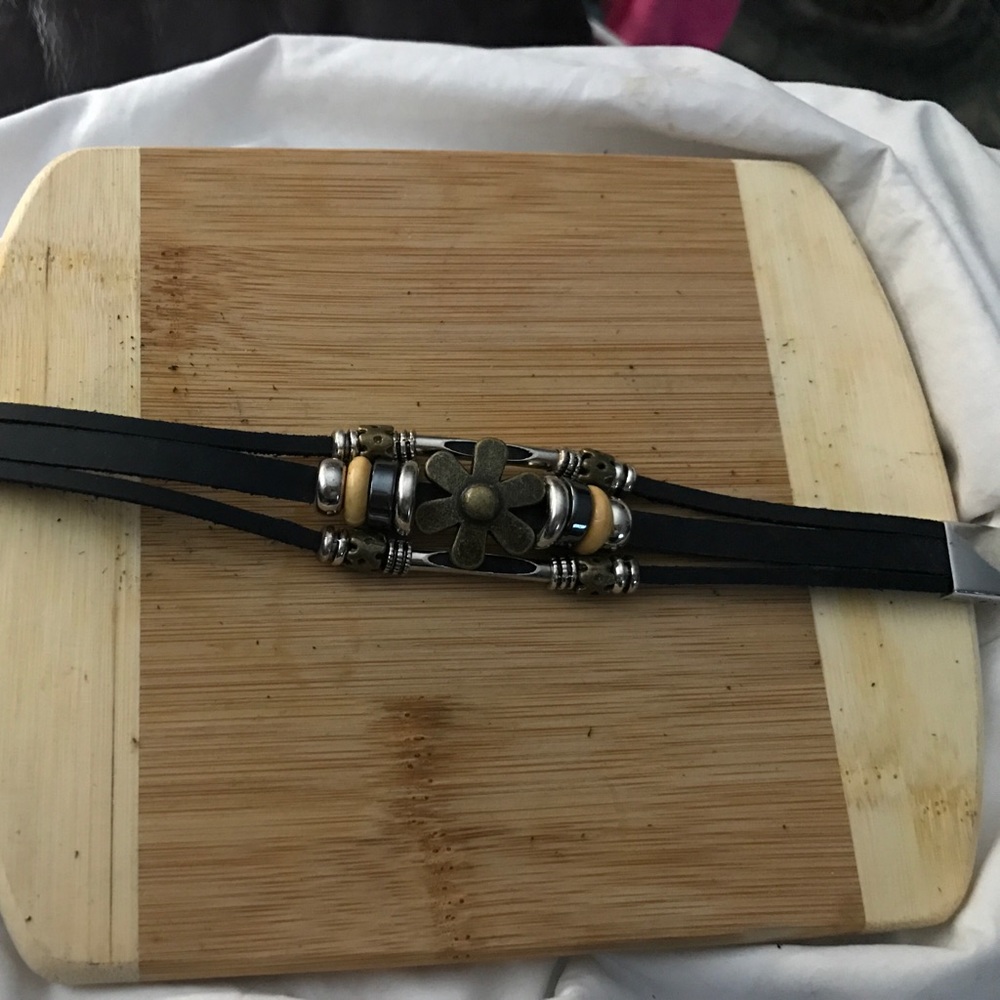 New leather bracelet 🍉