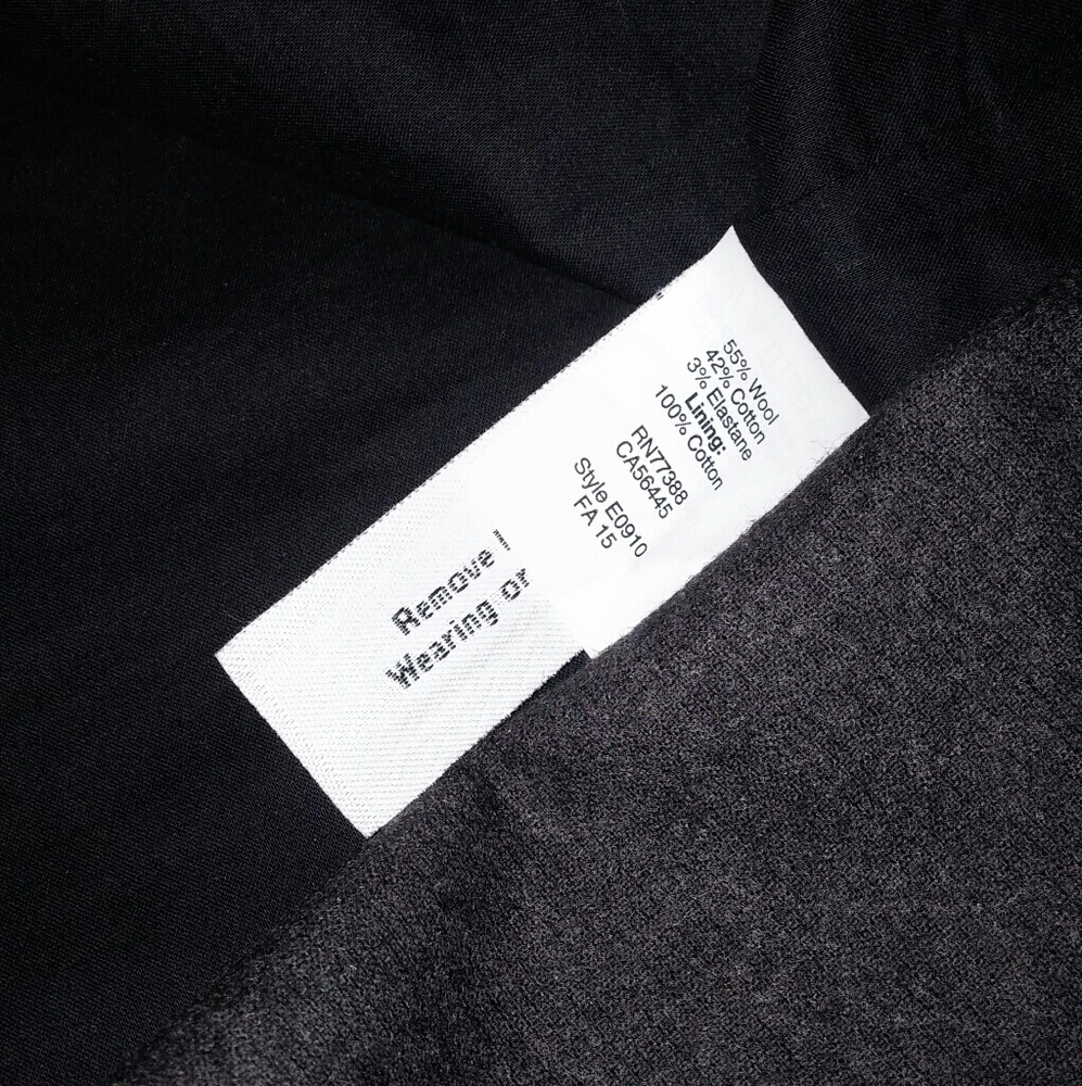 NWT MADEWELL Gray Flannel Latitude Shirtdress Long Sleeve - Picture 7 of 9