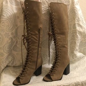 🔥One Day Sale🔥👢New Lace Up Knee High Boots👢