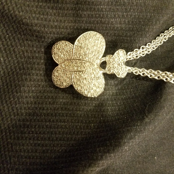 Womens butterfly necklace - Picture 2 of 4