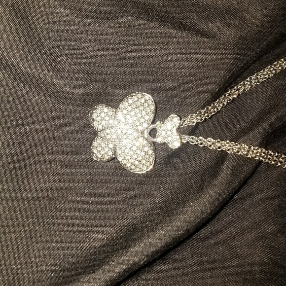 Womens butterfly necklace - Picture 3 of 4