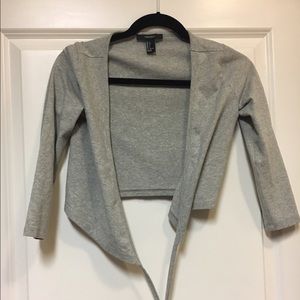 Forever 21 ballet wrap crop top