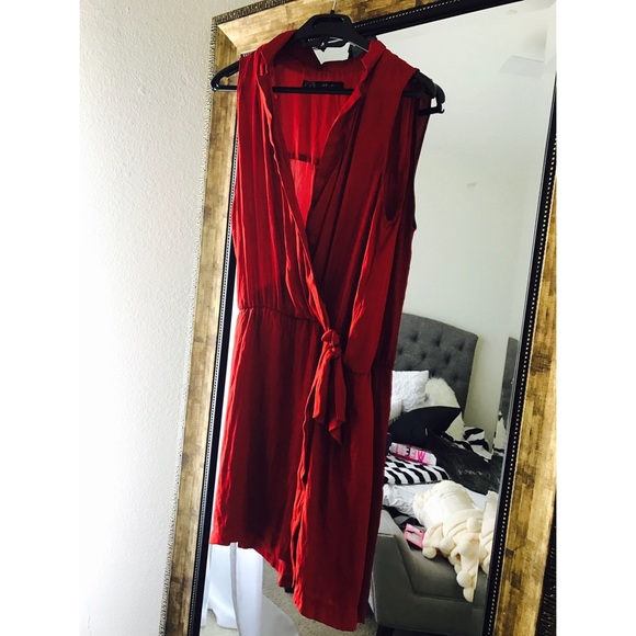 Zara red jumpsuit - Picture 3 of 3