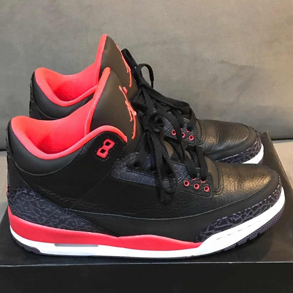 Air Jordan Retro 3 Crimson, Size 11