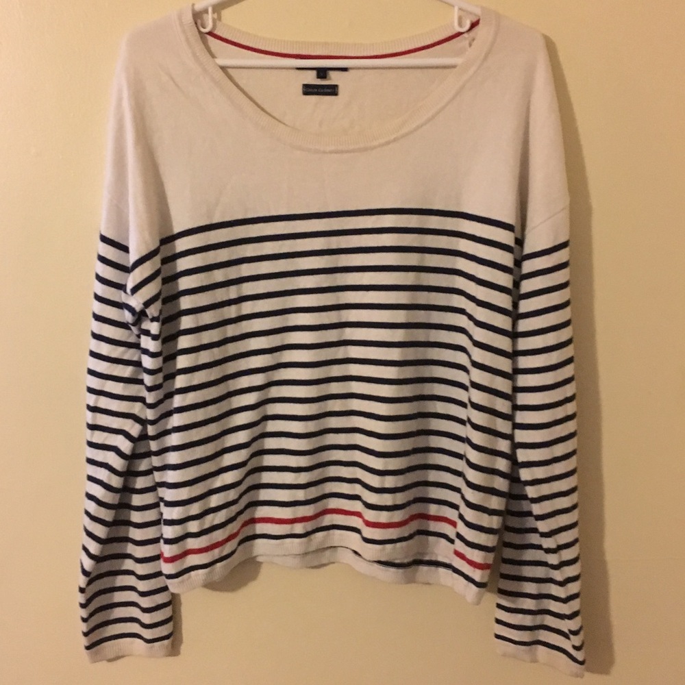 Tommy Hilfiger White Cashmere Sweater Size S