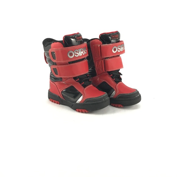 Osiris Other - OSIRIS Thermolite Kids Winter Boots Red/Black/Gray