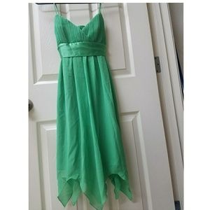 Sheer Empire Cut Cocktail Dress