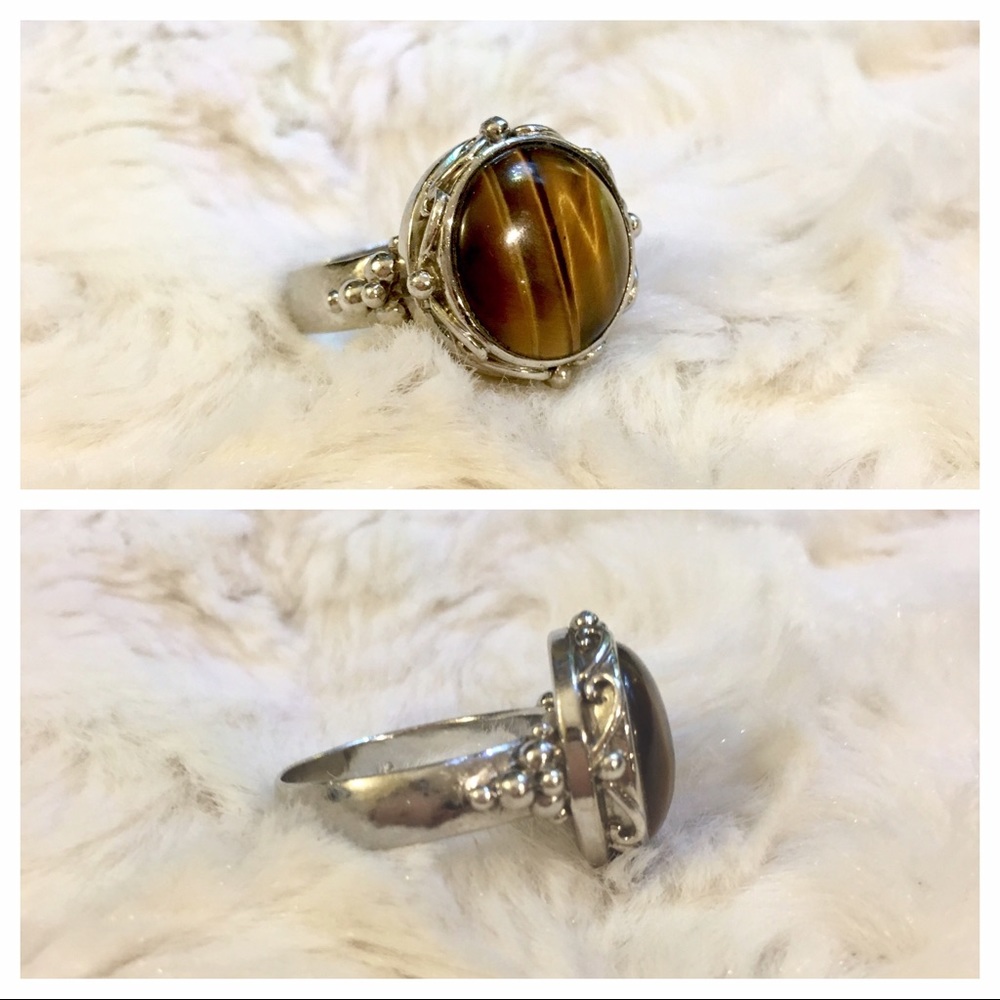Sterling silver and Tigers Eye