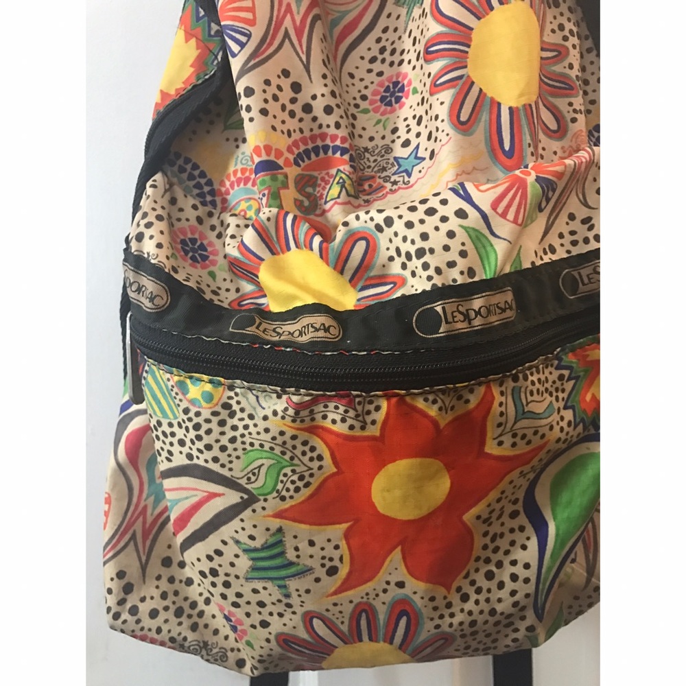 Lesportsac Basic Chic Backpack Doodle Art - image 3