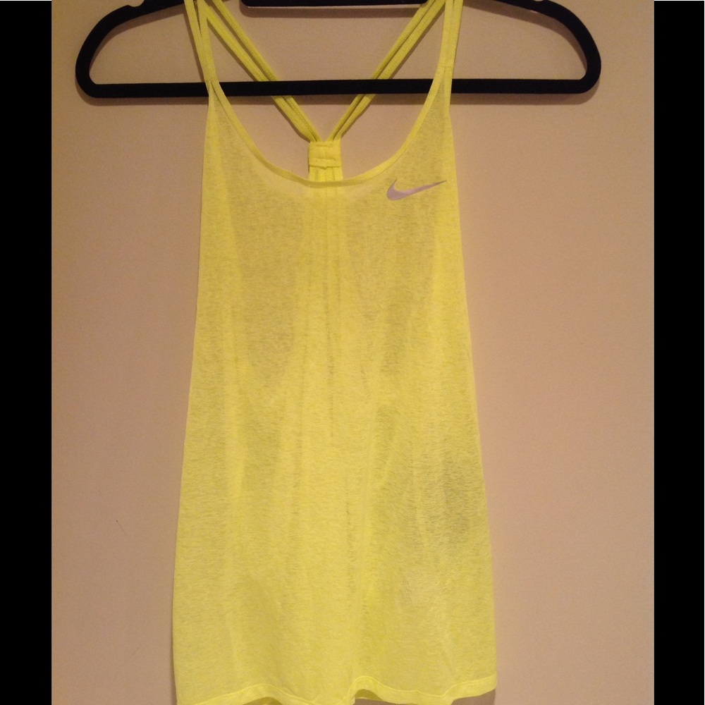 Nike Dri-Fit workout top.