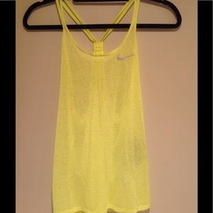 Nike Dri-Fit workout top.