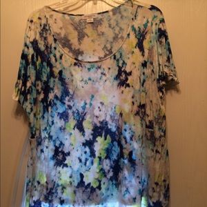 Liz Claiborne Shirt, Top, short sleeve, 3x, xxxl