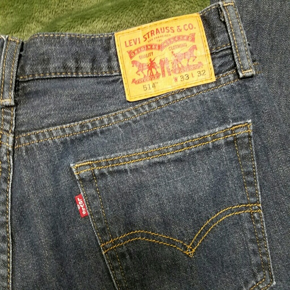 Levi's Red Tab 514 Men's Straight Jeans 32 X 31 - Picture 4 of 6