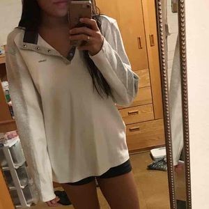 Calvin Klein Crewneck/Half-Button Up