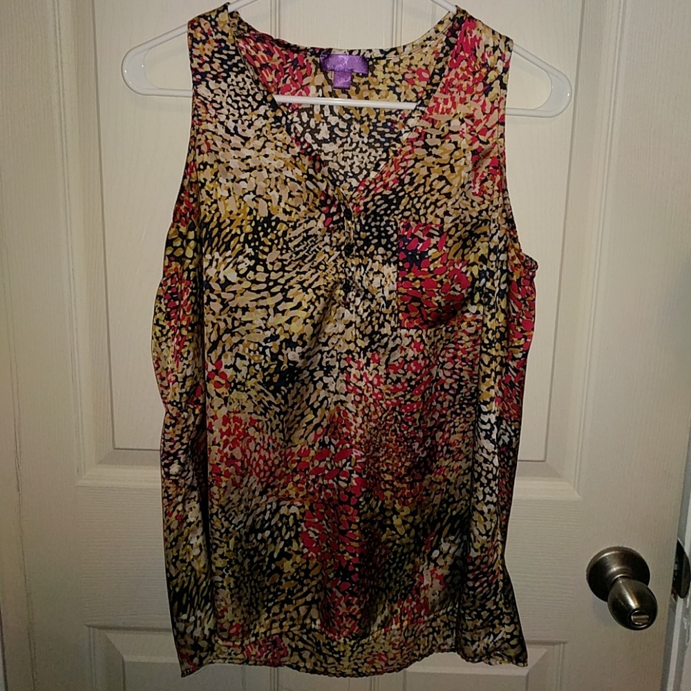 *FINAL* Colorful Hale Bob Poly Tank Top