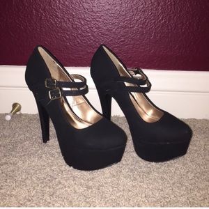 Black Platform Heels