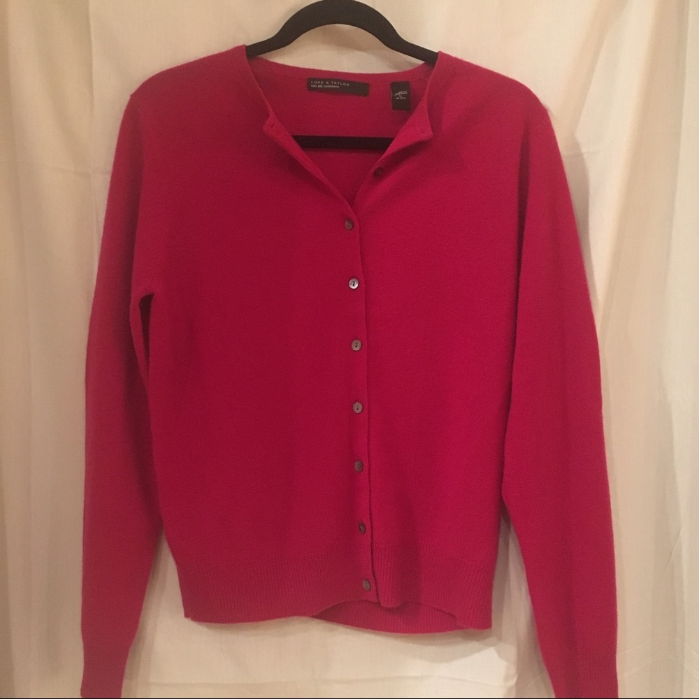 2 PLY Cashmere Cardigan