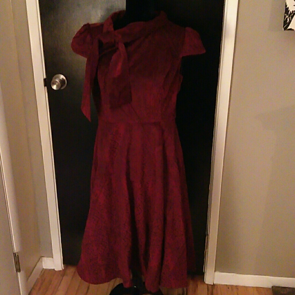 Velvet A-Line Dress