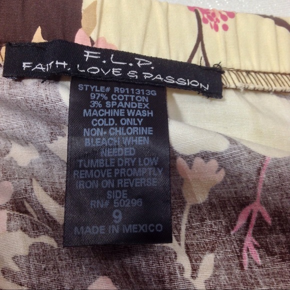 F. L. P. Floral Strapless Dress-SALE - Picture 4 of 5