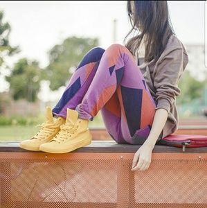 Last chance BDG ABSTRACT PATTERN SKINNY JEANS