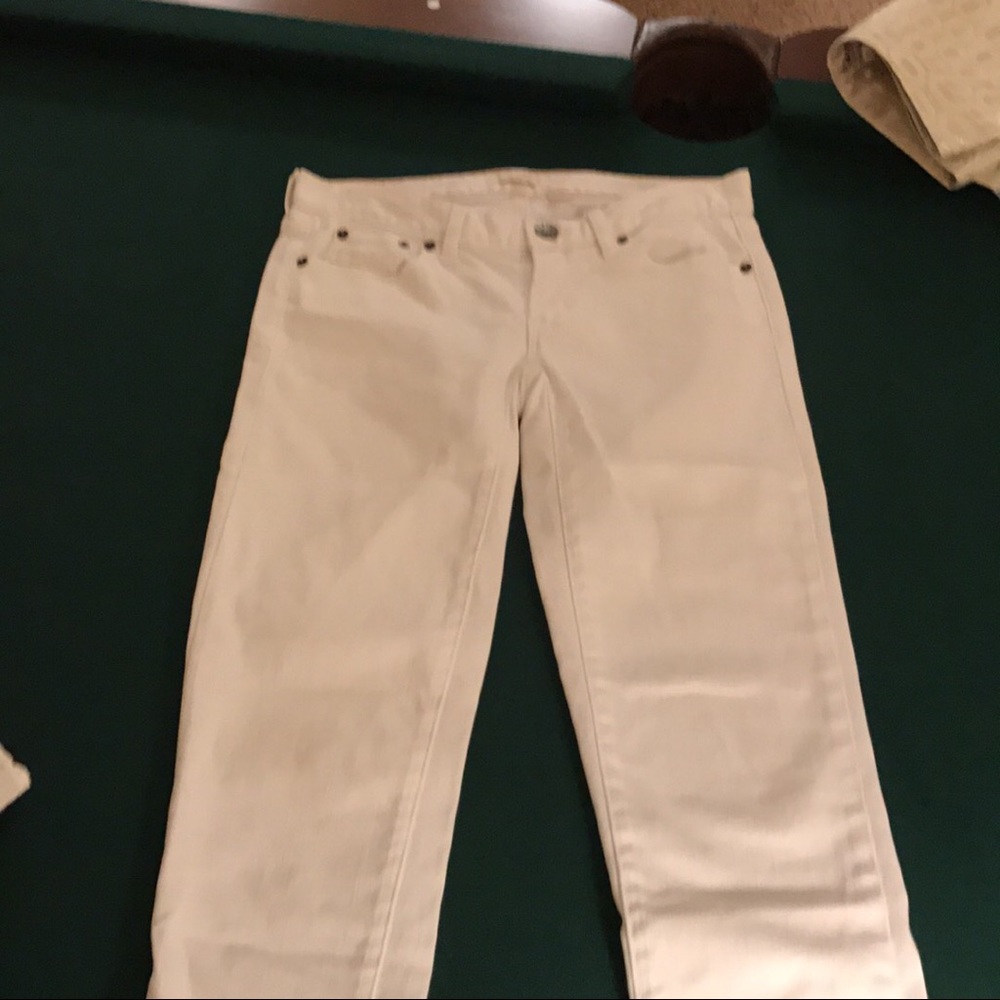 White jeans from jcrew