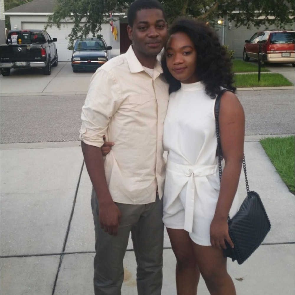 Ivory Topshop romper