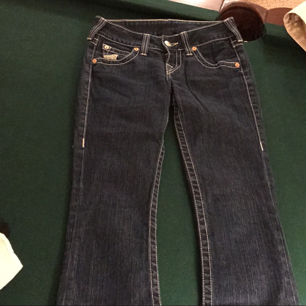 True religion dark wash jeans boot cut