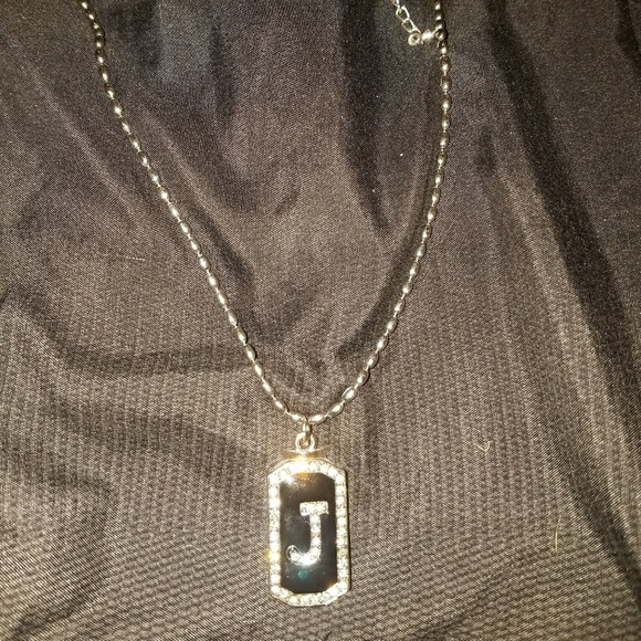Women's J Necklace - Picture 1 of 2