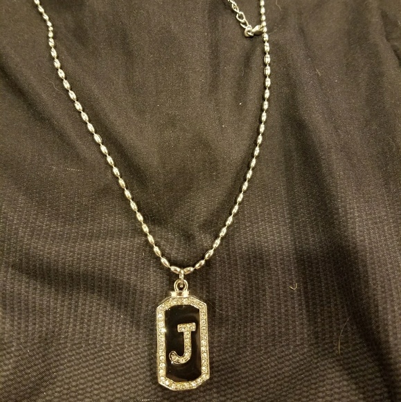 Women's J Necklace - Picture 2 of 2