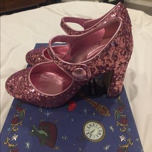 Dolce & Gabbana Rosa Sequin Shoes